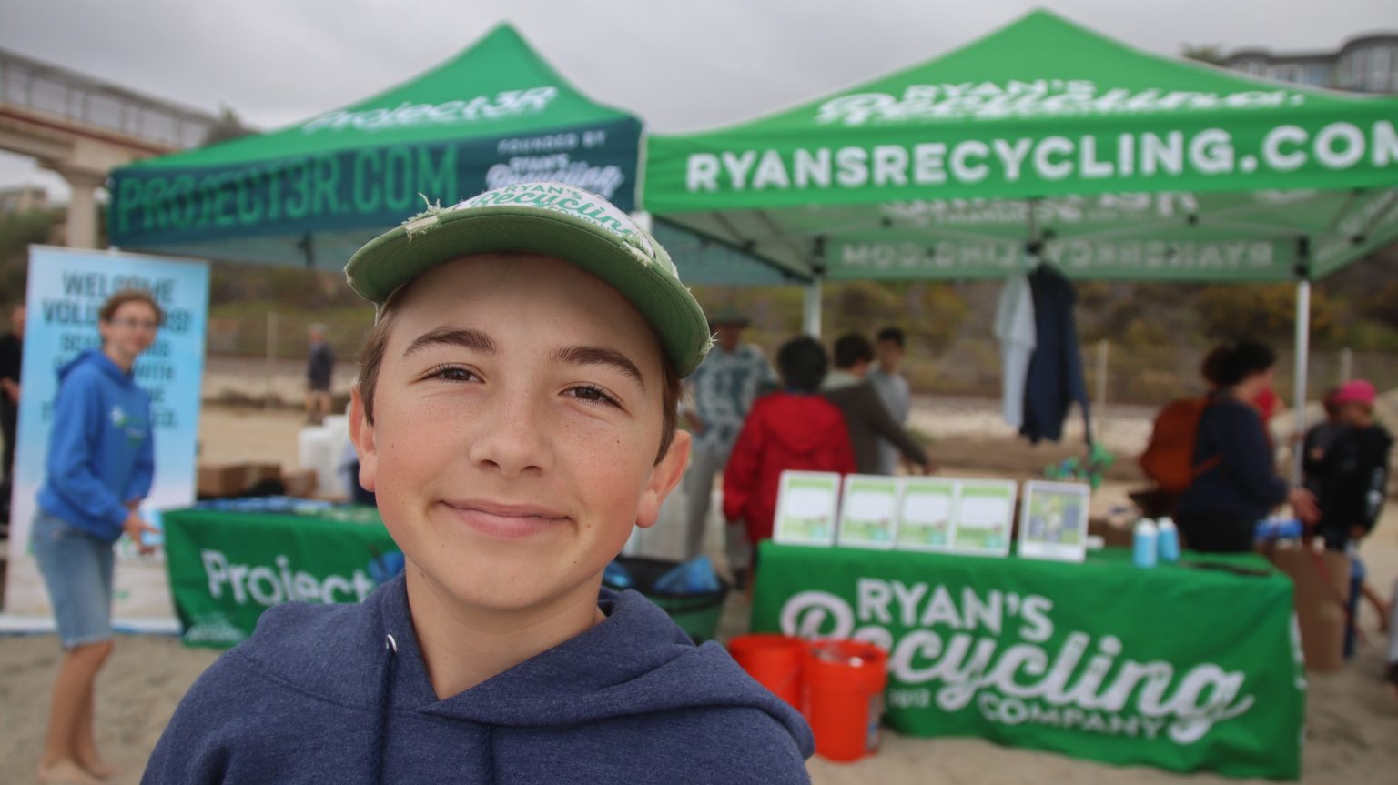 San Clemente TStreet Beach Clean Up 10/22 Ryan's Recycling