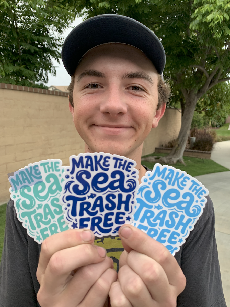 2026 Make the Sea Trash Free Decals - 3 pack - Image 2