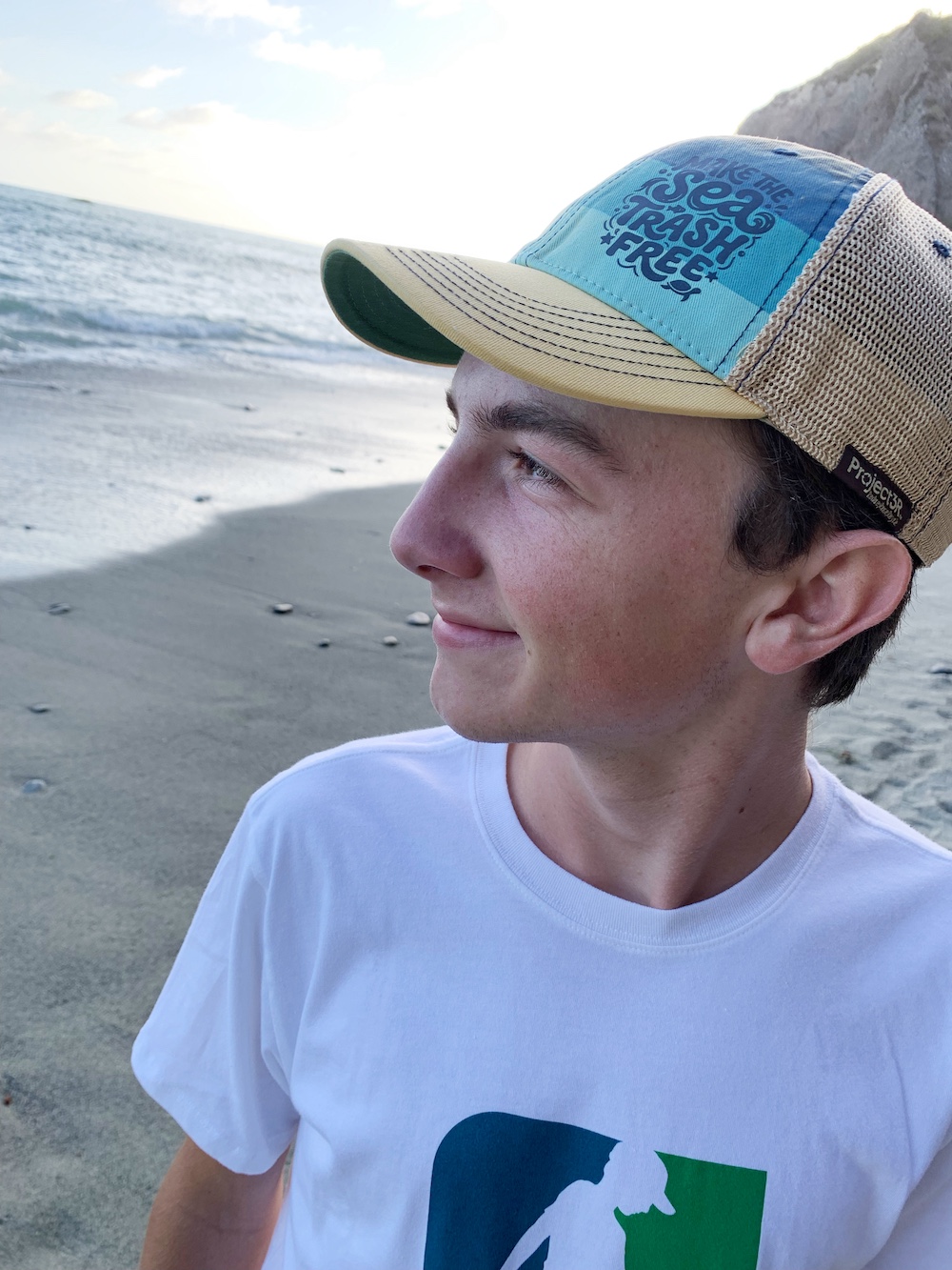 Project3R Blue Stripe/Khaki MTSTF Trucker Hat - Image 4