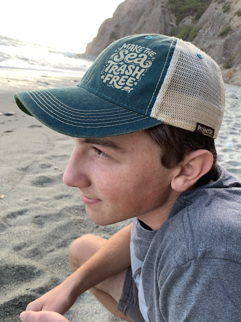 Project3R Marine Blue/Khaki MTSTF Trucker Hat - Image 3