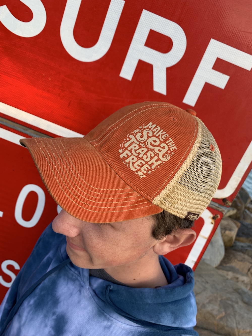 Project3R Orange/Khaki MTSTF Trucker Hat - Image 4